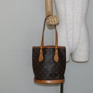 LOUIS VUITTON Monogram Bucket PM Shoulder Bag